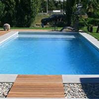 Piscina prefabricada forma estándar piscinazos