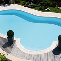 Piscina de poliester rectangular grande piscinazos