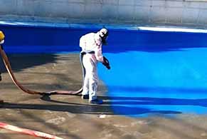Revestimiento de poliurea en piscinas